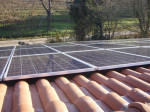 Impianto fotovoltaico nella campagna faentina