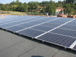 Impianto fotovoltaico sul capannone di un'azienda vivaistica faentina