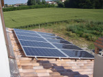 Impianto fotovoltaico sui coppi