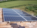 Impianto fotovoltaico sui coppi